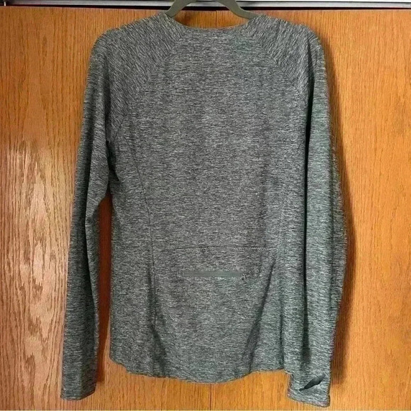 Athleta PACIFICA WRAP FRONT HEATHER TOP M - Picture 7 of 8